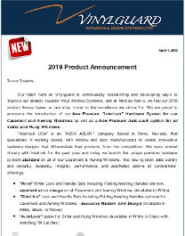 2019 Product Updates