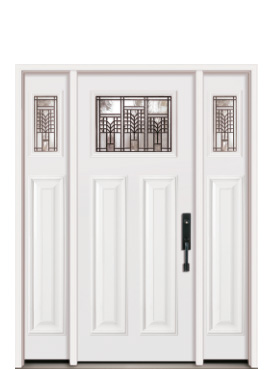 Door: EXF-4459 (Executive) Sidelites: EXSF-4459 (Executive) Glass: Heritage