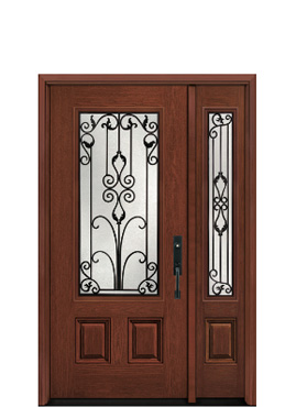 Door: BOD-765 (Oak) Sidelite: BOSD-765 (Oak)